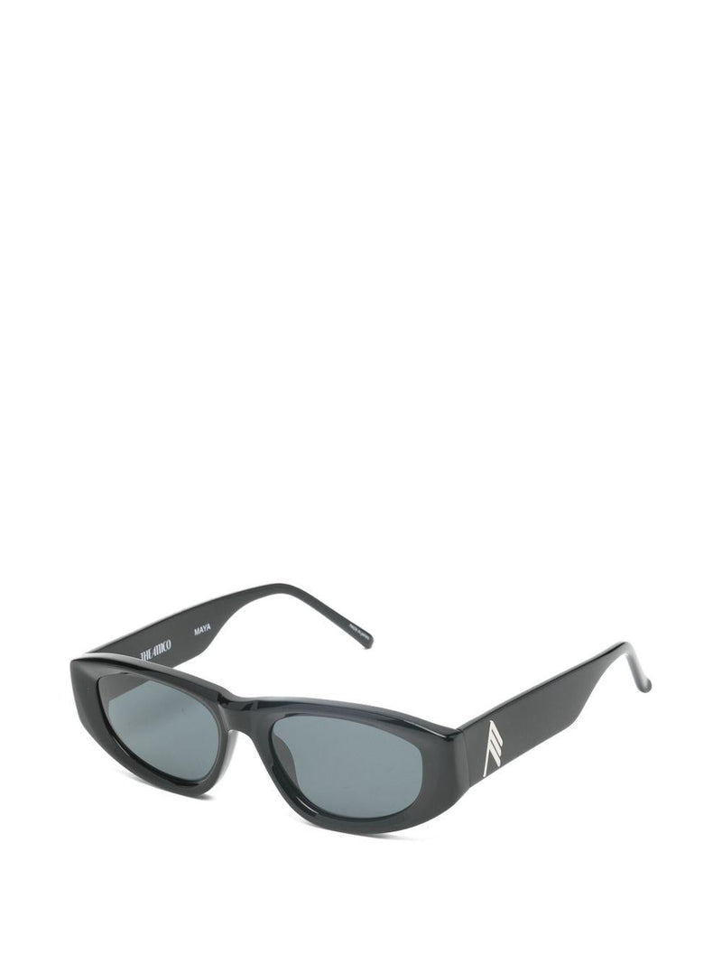 The Attico Attico80c1sun Sunglasses — Black Acetate