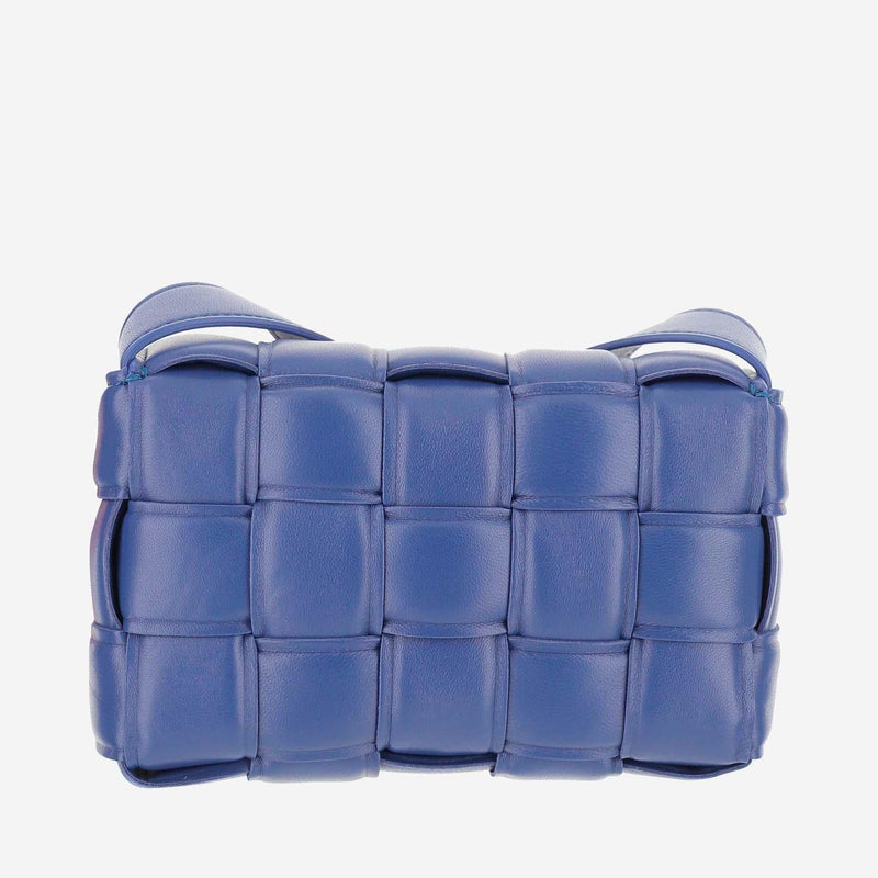 Bottega Veneta Shoulder Bag — Navy Lambskin