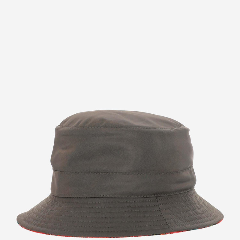 Grevi 2521 Tartan Wool Reversible Bucket Hat — Red