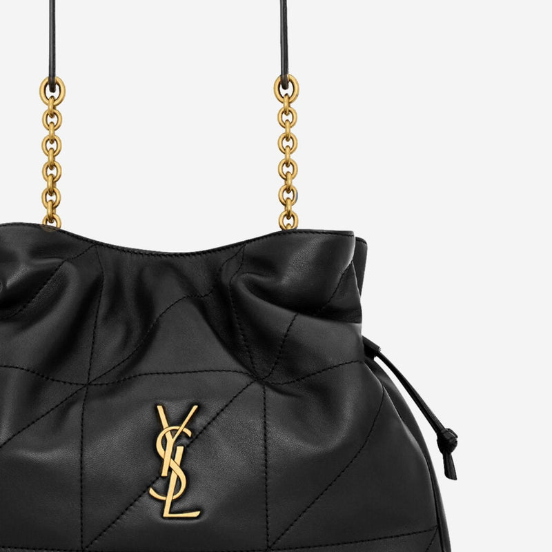 Saint Laurent Jamie Shoulder Bag — Black Leather