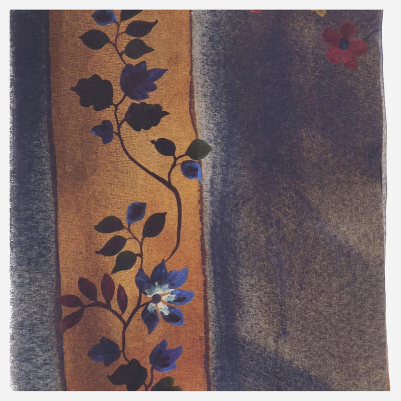 Faliero Sarti Kiki Carpet Scarf — Gray Modal Scarfs