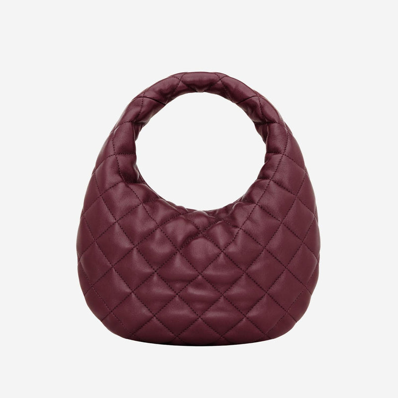 Saint Laurent Icare Shoulder Bag — Burgundy Nappa Leather