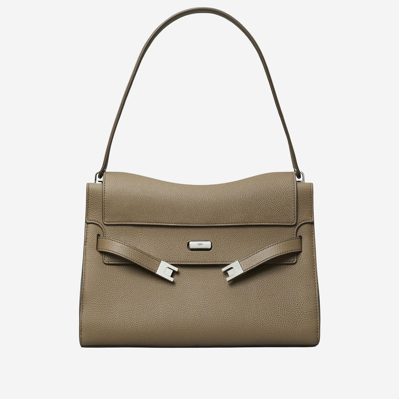 Tory Burch Shoulder Bag — Brown Pelle Martellata