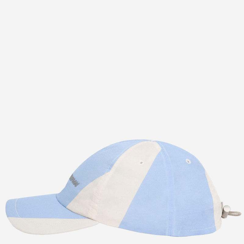 Jacquemus Acu00799aw00753 Embroidered Logo Baseball Cap — Blue Polyamide Caps