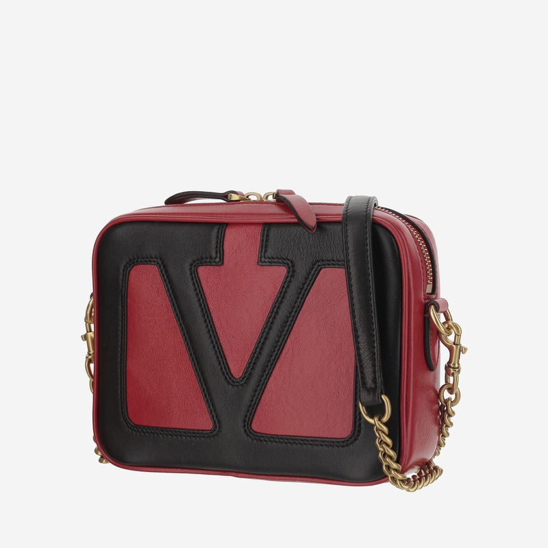 Valentino Garavani Shoulder Bag — Red Leather