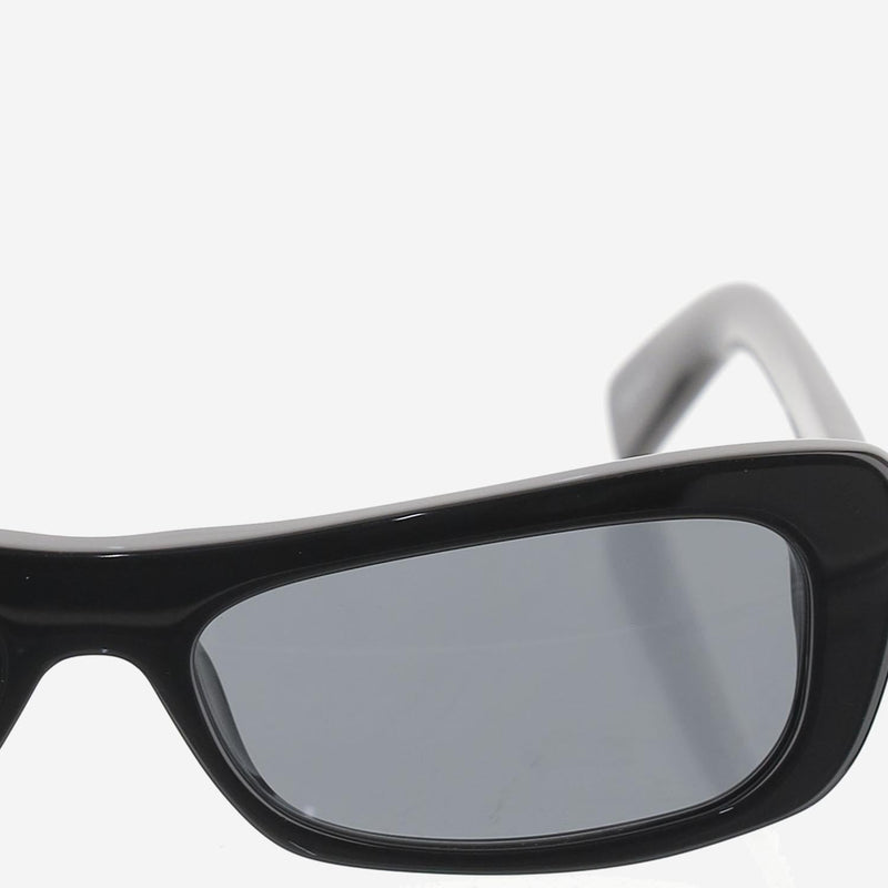 Jacquemus Jac55c1sun Logo-Detailed Rectangle Nylon Sunglasses — Black
