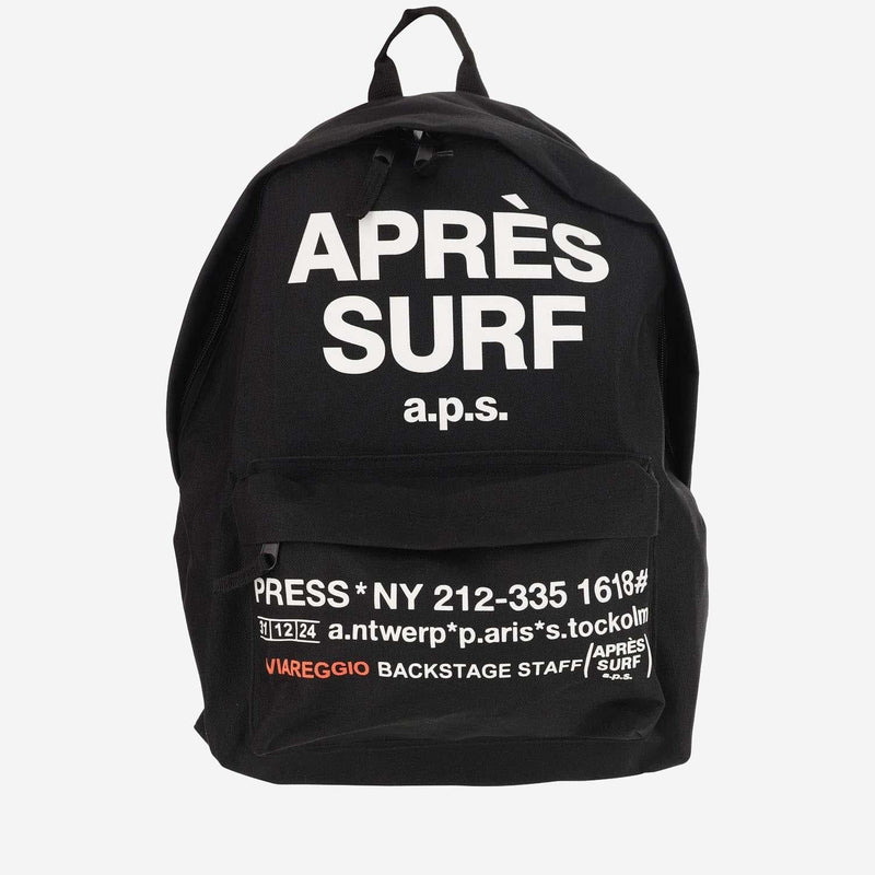 Après Surf Milano Backpack — Black Polyester Hand Bags
