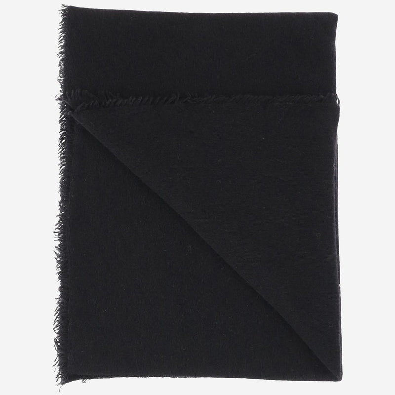 Faliero Sarti Adriel Scarf — Black Cashmere Scarfs