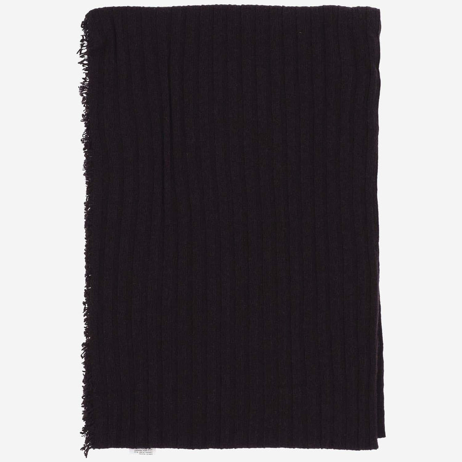 Faliero Sarti Cashmere And Wool Blend Scarf — Brown Scarfs