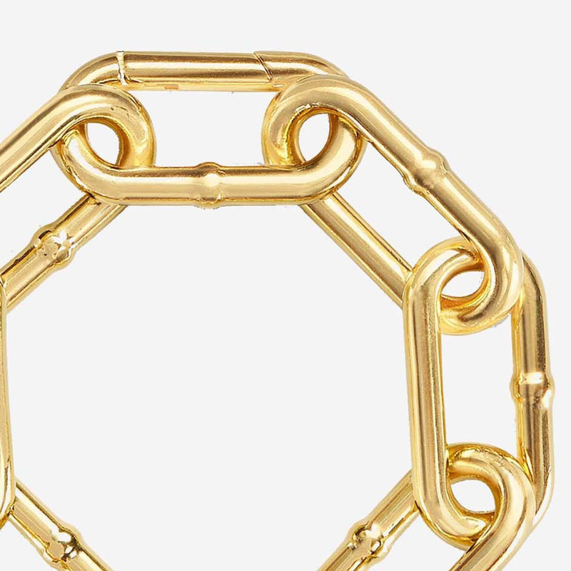 Bottega Veneta Chain Link Bracelet — Gold Silver Bracelets