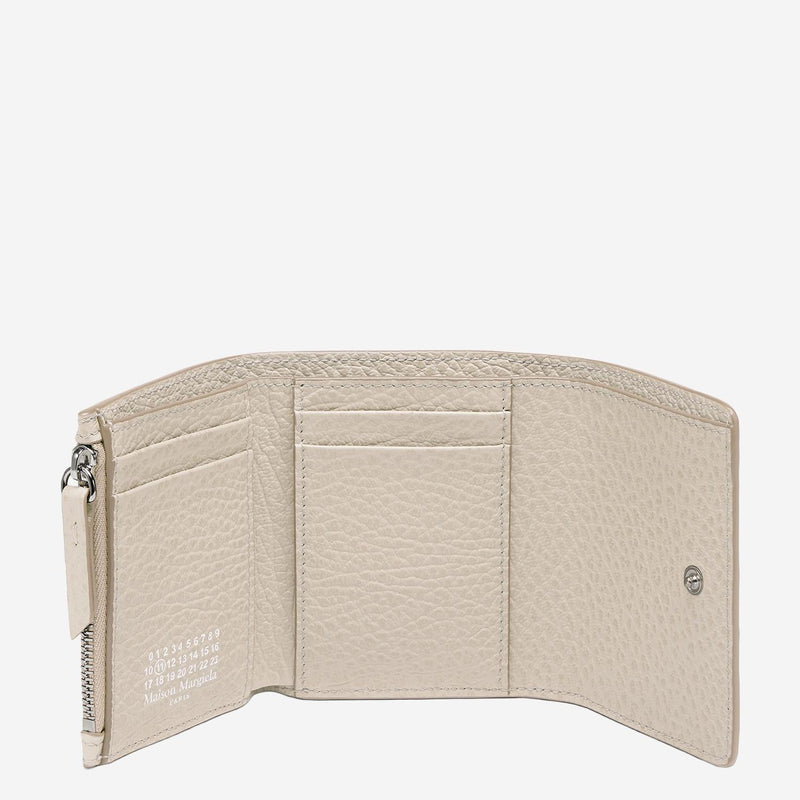 Maison Margiela Quilted Cowhide Wallet — Ivory & Purses