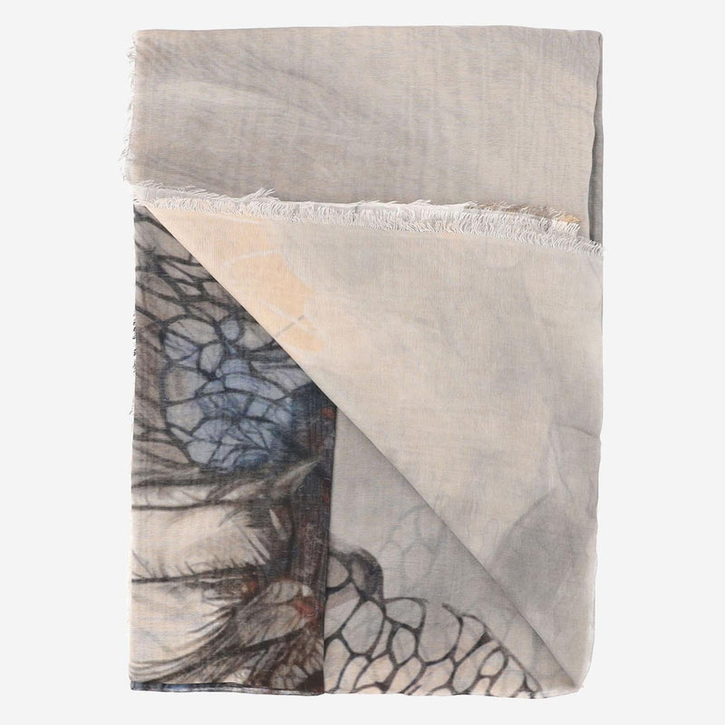 Faliero Sarti Elettra Scarf — Multicolor Rayon Scarfs