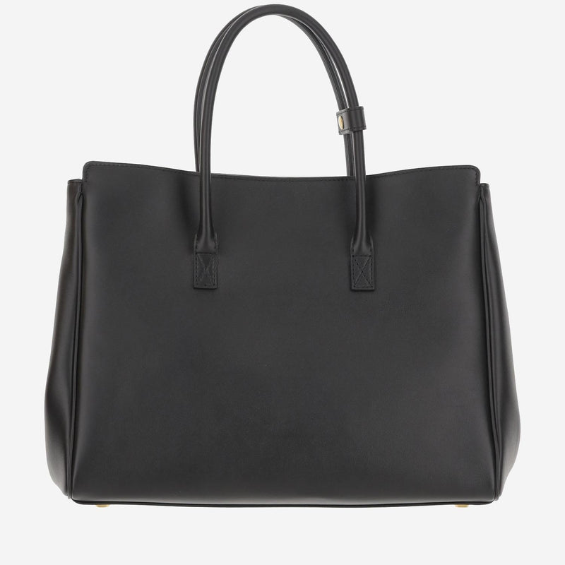 Balenciaga Carry All Tote Bag — Black Leather