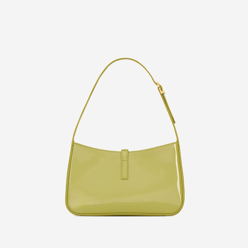 Saint Laurent Shoulder Bag — Green Calfskin Leather