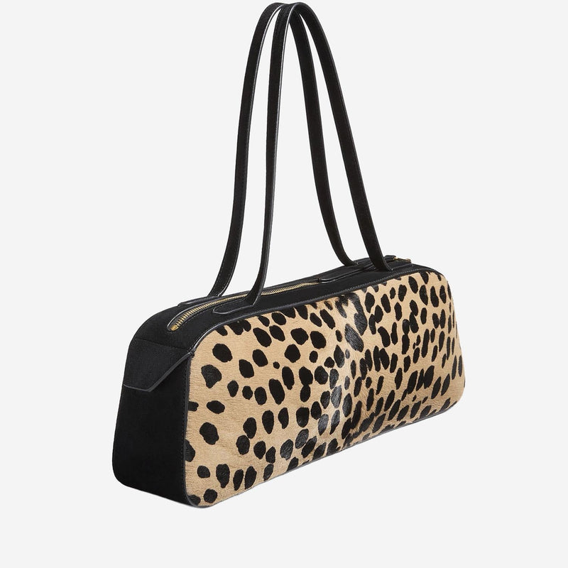 Khaite Simona Shoulder Bag — Beige Calfskin