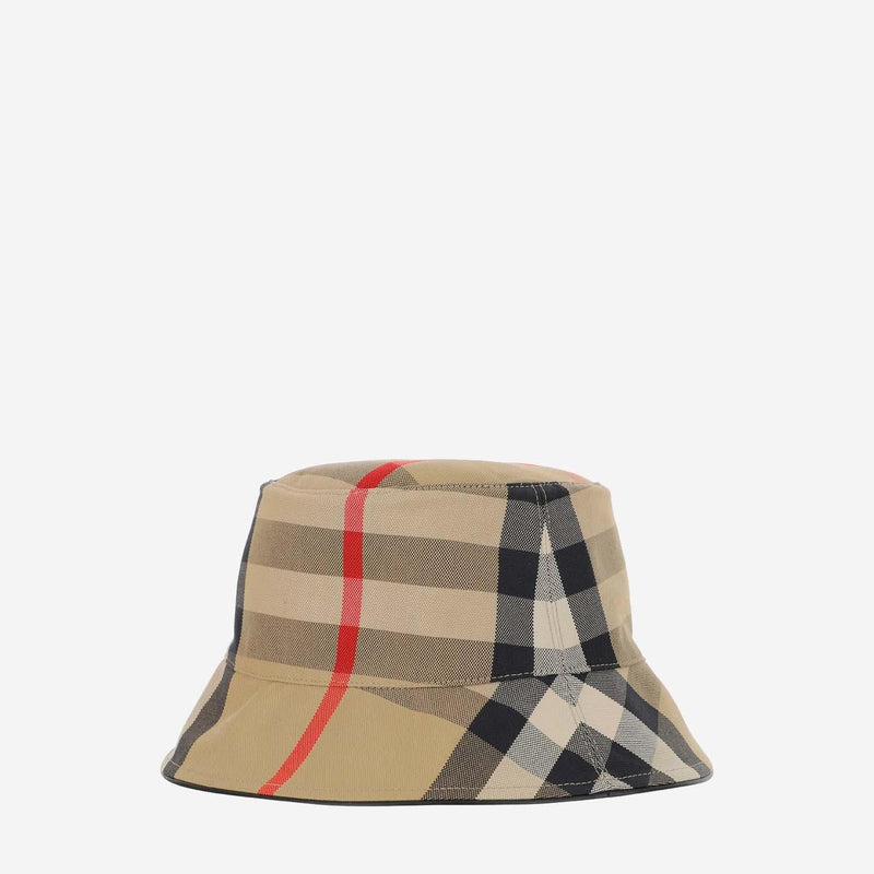 Burberry 8044079 Fur Print Cotton Bucket Hat — Brown