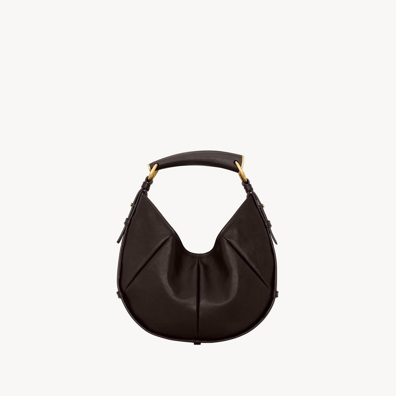 Saint Laurent Mombasa Shoulder Bag — Brown Leather