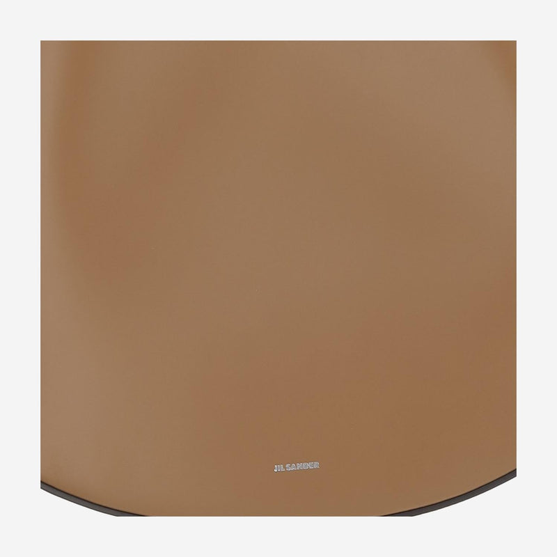 Jil Sander Shoulder Bag — Brown Calfskin