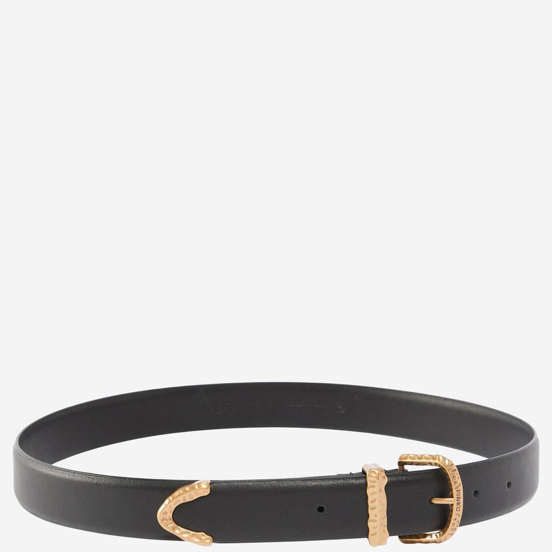 Pinko Leather Belt — Black