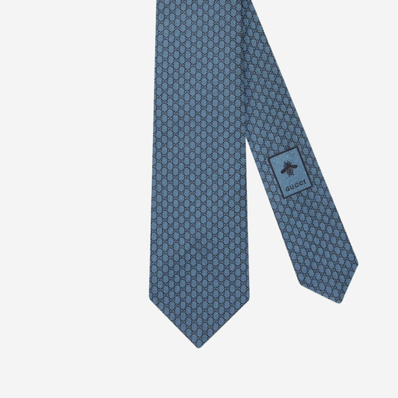 Gucci Ape Necktie — Navy Silk Neckties