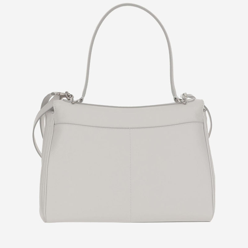 Balenciaga Shoulder Bag — White Calfskin