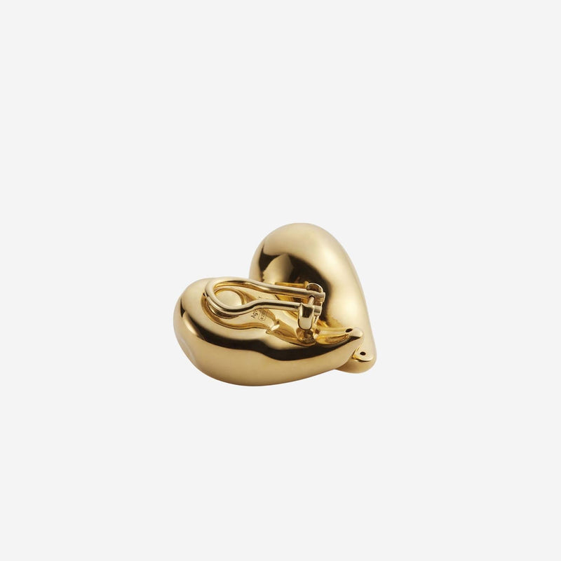 Bottega Veneta Drop Clip-On Earrings — Gold Sterling Silver