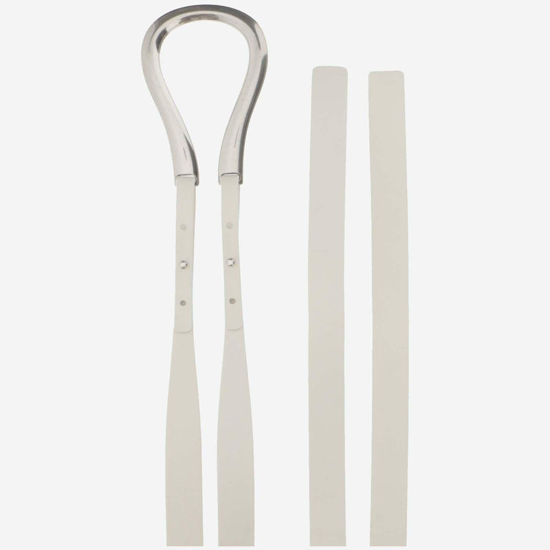 Bottega Veneta French Calf Calfskin Belt — White