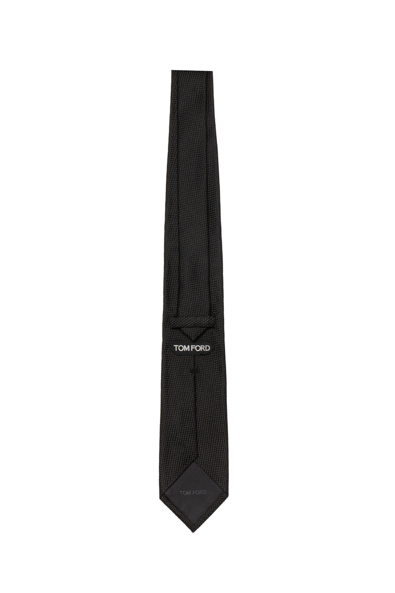 Tom Ford Mulberry Silk Necktie — Black Neckties