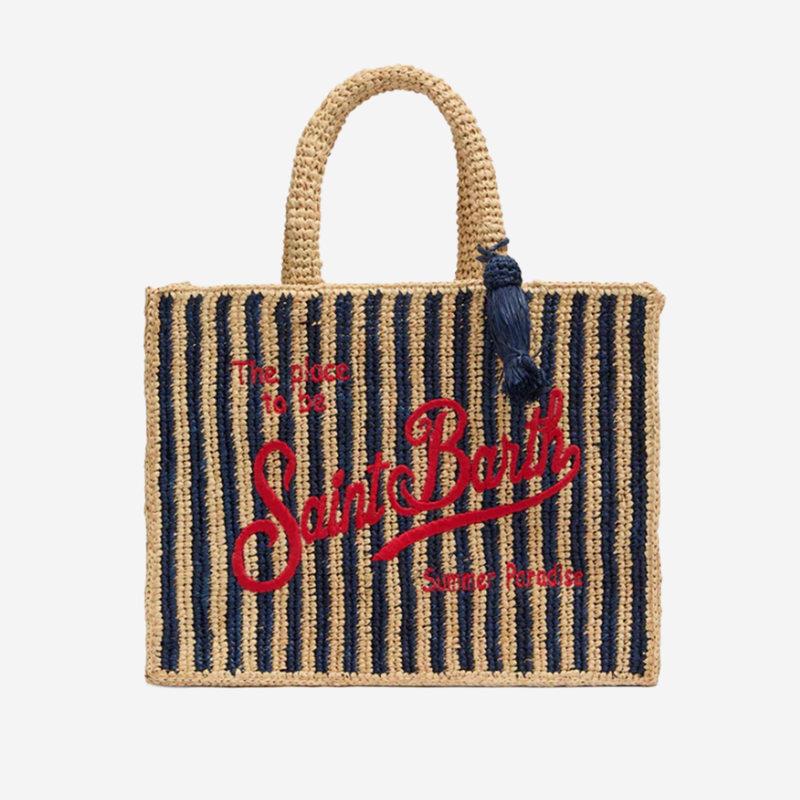 Mc2 Saint Barth Collette Tote Bag — Multicolor Raffia