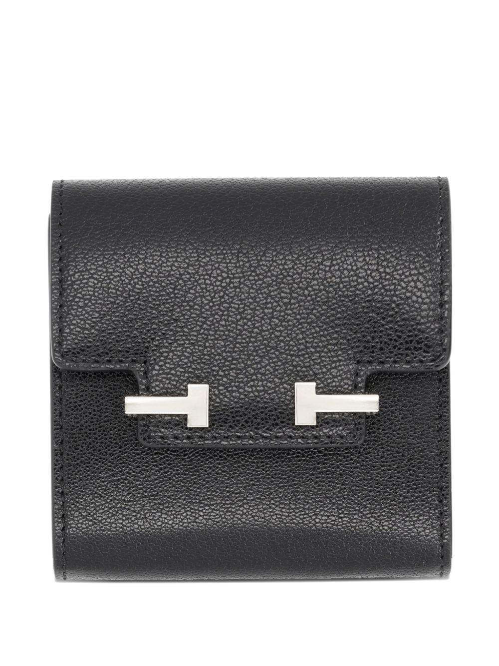 Tom Ford Aube E-W Card Case — Black Calfskin Wallets & Purses
