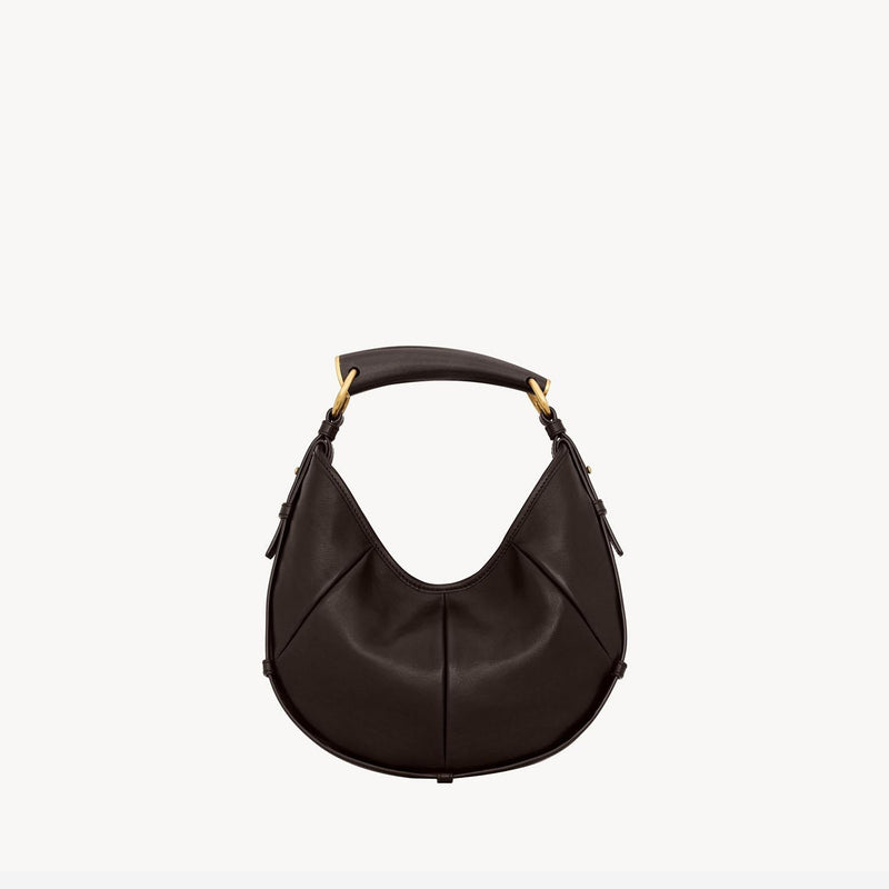 Saint Laurent Mombasa Shoulder Bag — Brown Leather