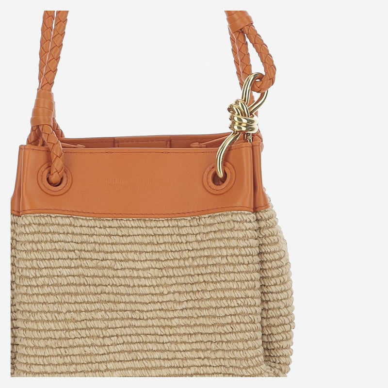 Bottega Veneta Parachute Shoulder Bag — Beige Nylon