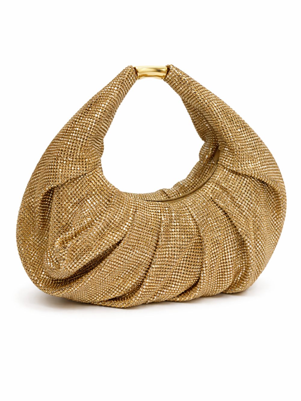 Benedetta Bruzziches Yennefer Top Handle Bag — Gold