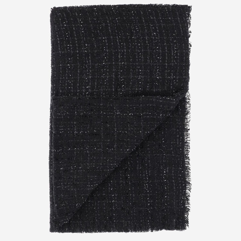 Faliero Sarti Scarf — Black Nylon Scarfs