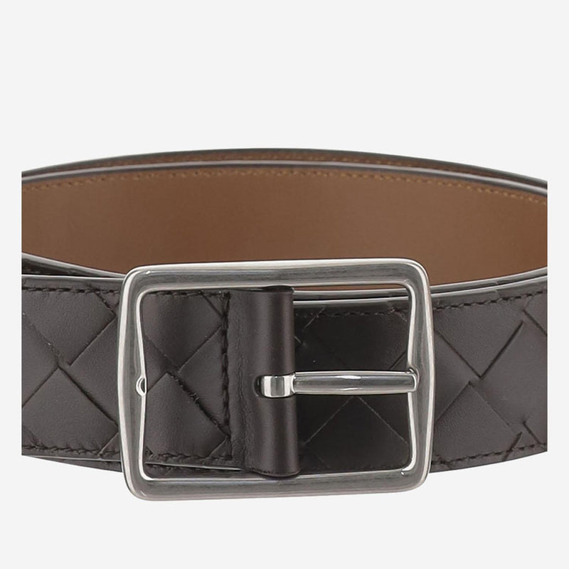 Bottega Veneta Belt — Brown Calf Skin