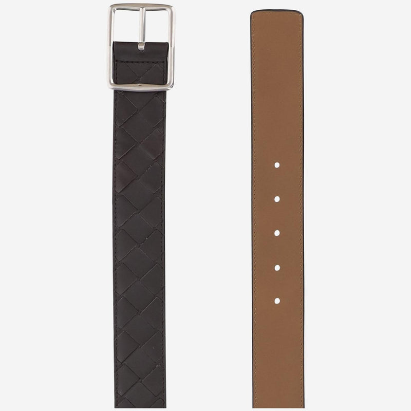 Bottega Veneta Belt — Brown Calf Skin