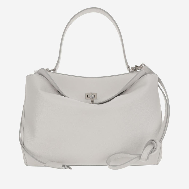 Balenciaga Shoulder Bag — White Calfskin