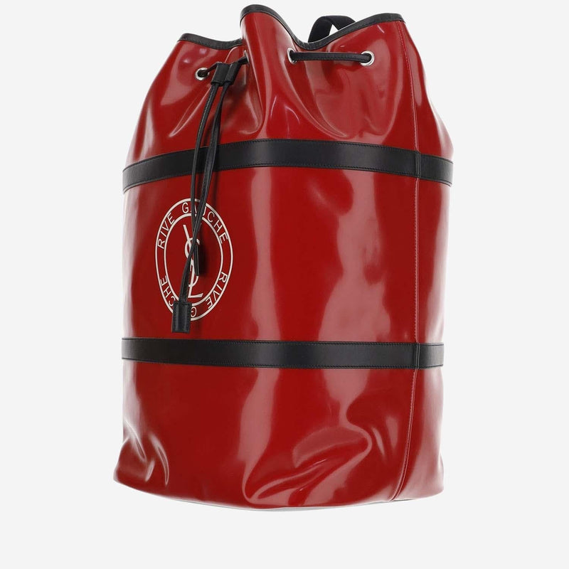 Saint Laurent Shoulder Bag — Red Polyurethane