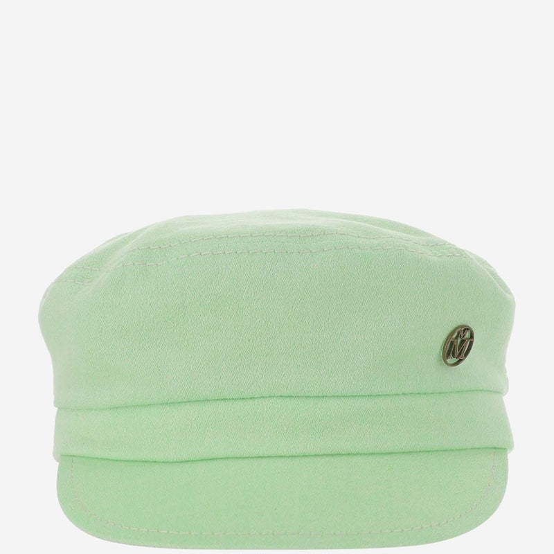 Maison Michel 2419009001 Reversible Cotton Felt Bucket Hat — Green