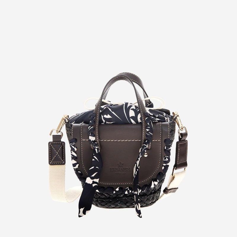 Cuba Lab Habanera Top Handle Bag — Brown Raffia