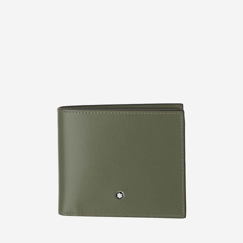 Montblanc 8-Compartment Calfskin Wallet — Green Vitello & Cardholders