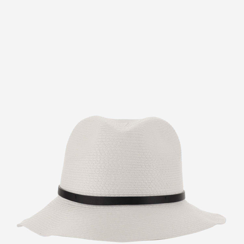 Filippo Catarzi Cat40 Paper Blend Panama Hat — White