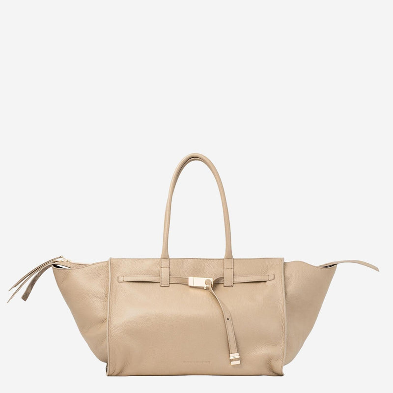 Benedetta Bruzziches Shoulder Bag — Beige Leather