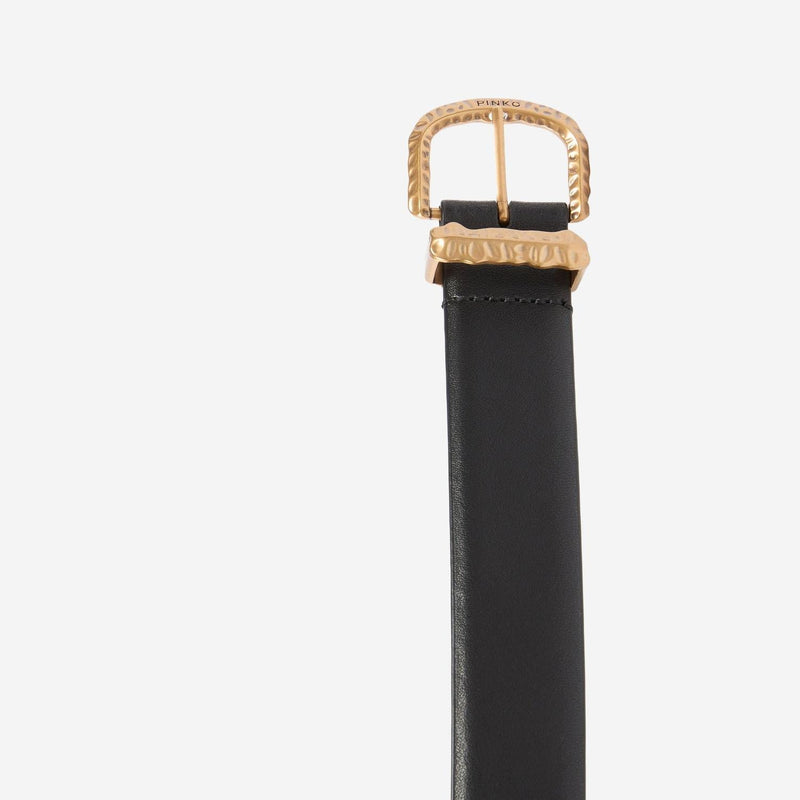 Pinko Leather Belt — Black