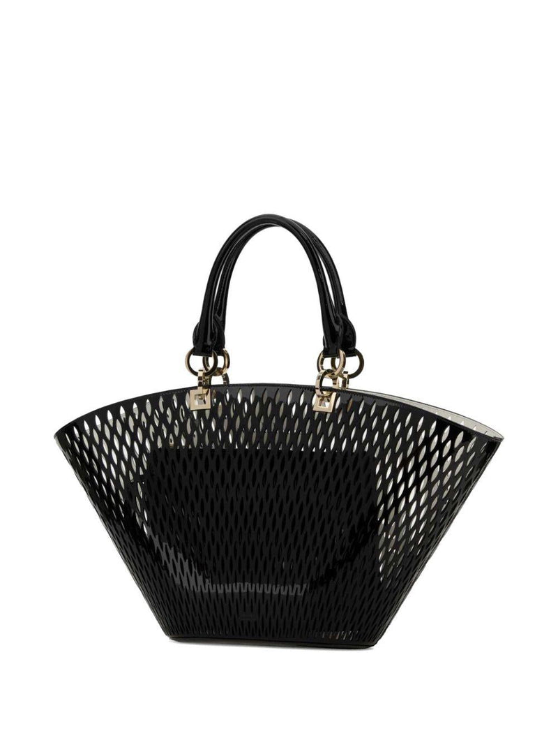 Tom Ford Panier Tote Bag — Black Calfskin