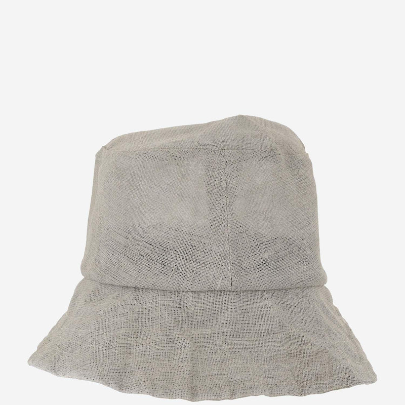 Reinhard Plank Contas Bucket Hat — Gray Linen