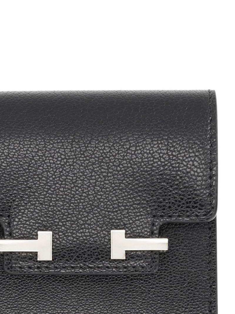 Tom Ford Aube E-W Card Case — Black Calfskin Wallets & Purses