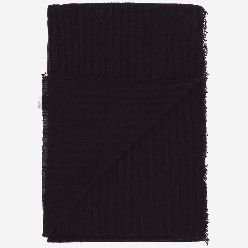 Faliero Sarti Cashmere And Wool Blend Scarf — Brown Scarfs