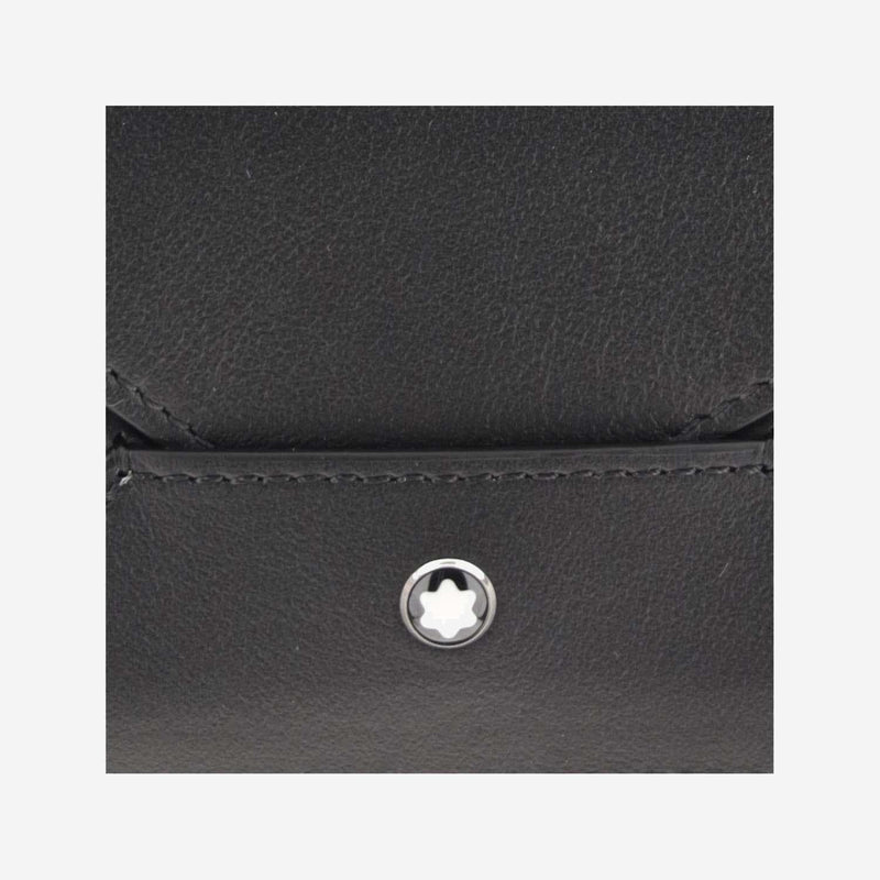 Montblanc Leather With D-Ring Detail Card Case — Black Cases