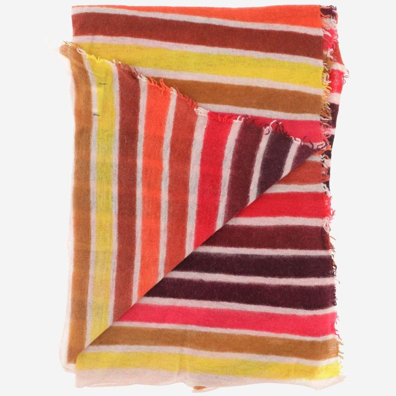 Faliero Sarti Cashmere Blend Scarf — Multicolor Scarfs